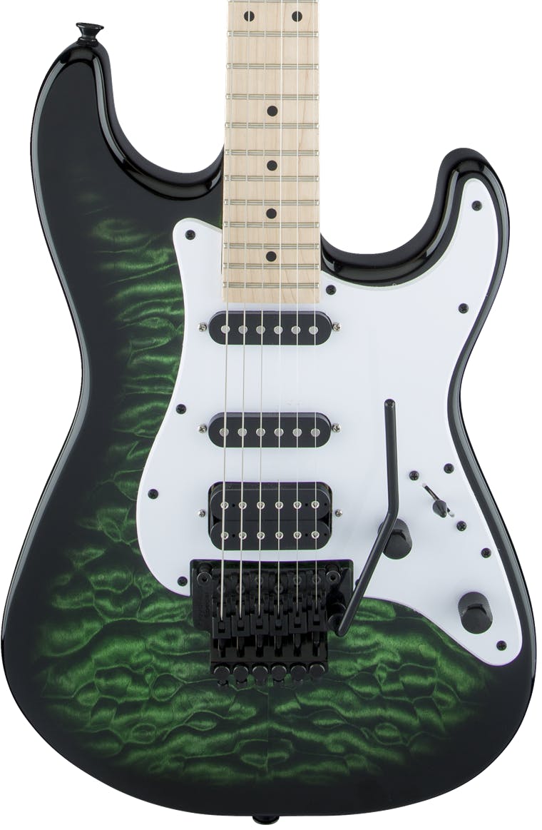 Jackson X Series Adrian Smith San Dimas SDXQ in Transparent Green